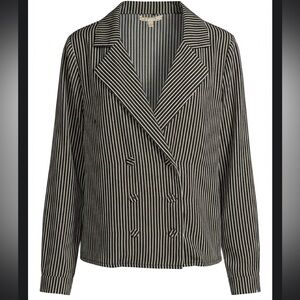 Gimmicks by BKE Black and White Striped Jacket